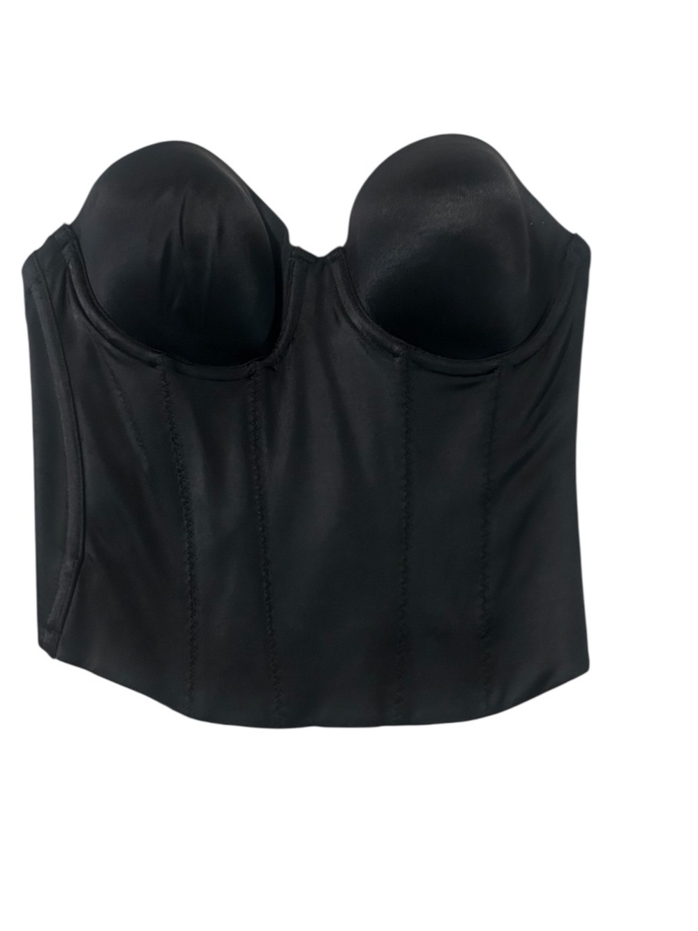 Victorias Secret Bustier Back Off Baby Low Back In Black Size 34C